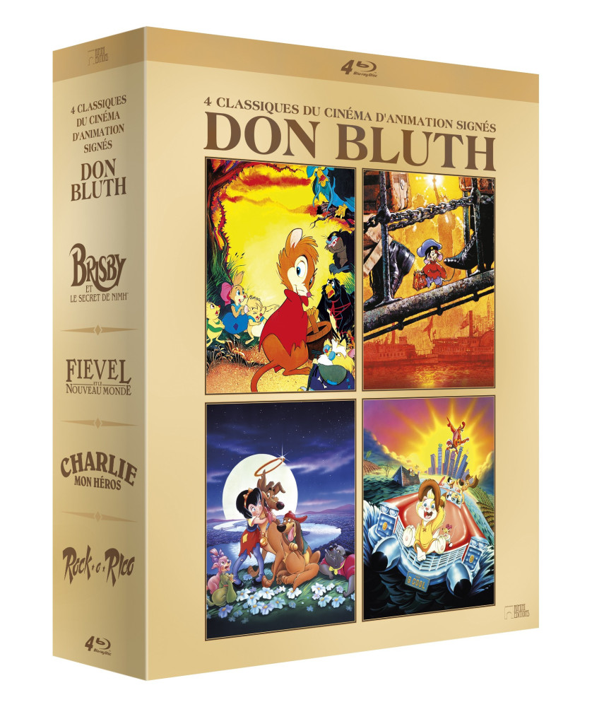 COFFRET DON BLUTH 4 BLU-RAY